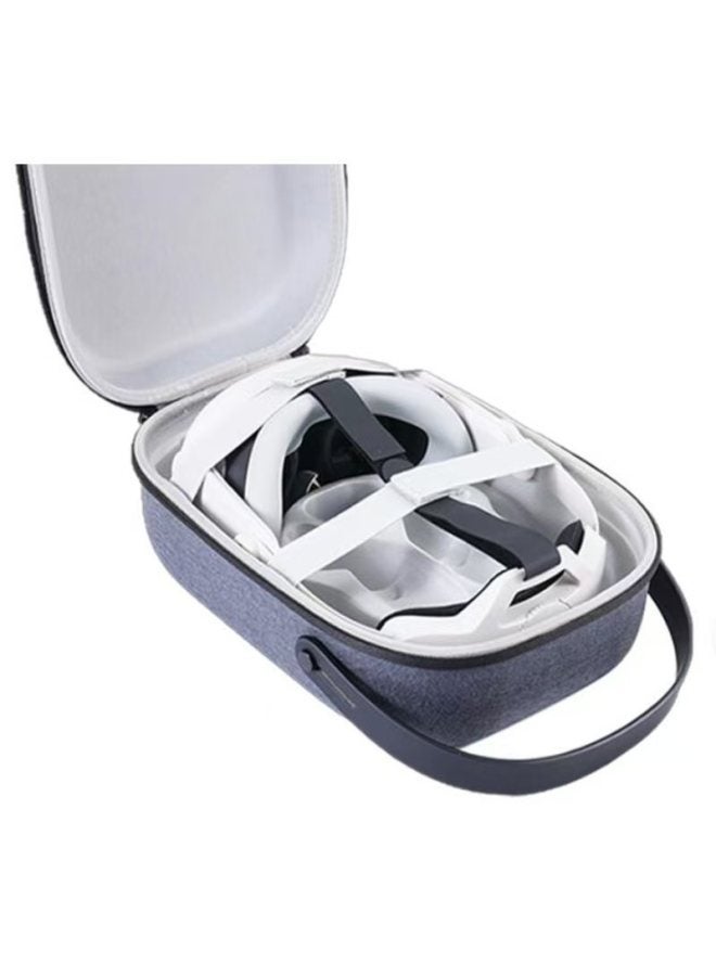 حقيبة تخزين محمولة بسحاب لخوذة ميتا كويست 3S VR الجديدة، حقيبة مقاومة للسقوط لمقبض كويست 3.